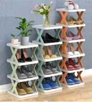 5 Layers Simple Shoe Rack Folding Shoe Cabinet