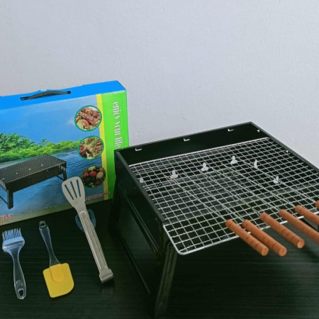 Combo Set Portable Barbecue Machine BBQ 14 inch